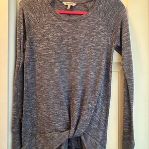 Juicy Couture Heathered Gray Long Sleeve Top